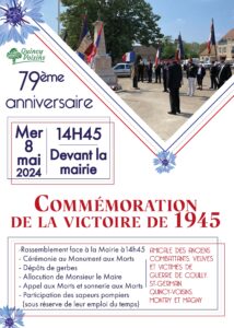 Cérémonie de commémoration de la victoire du 8 mai 1945 - Mairie de ...